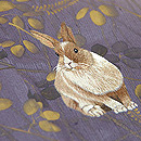 萩野にウサギ訪問着 質感・風合