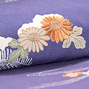 江戸紫縮緬地四季の花訪問着 質感・風合