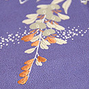 江戸紫縮緬地四季の花訪問着 質感・風合