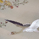 水辺に雁の図付下 質感・風合