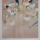 白茶色菊尽くしの訪問着 上前