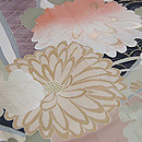 白茶色菊尽くしの訪問着 質感・風合