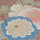 白茶色菊尽くしの訪問着 質感・風合