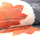 波に紅葉小紋　質感・風合