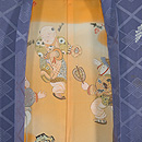 竹に雀袷羽織　羽裏