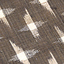 紬絵絣十字絣着尺　質感・風合