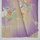 桜文様若紫色留袖　上前