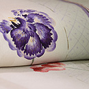 春を告げる小紋　質感・風合