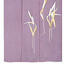 麦の穂友禅縮緬付下　上前