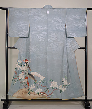 白ツツジに鯉の訪問着