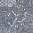 竹に雀の図付下　背紋