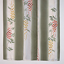 藤の花の単衣小紋　上前