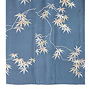 青紅葉単衣の付下　上前