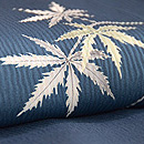 青紅葉単衣の付下　質感・風合