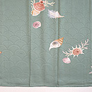 貝尽くし単衣訪問着　上前