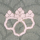 貝尽くし単衣訪問着　背紋