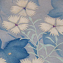 柳に芙蓉と撫子のお散歩着　質感・風合