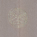 樹林に群れカラスの訪問着 背紋