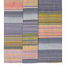 横段単衣紬　上前