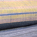 横段単衣紬　質感・風合