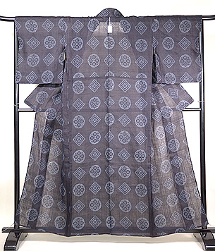 菱と丸紋絣宮古上布