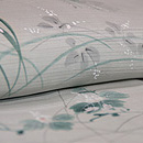 秋の野原に虫の付下　質感・風合