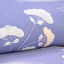 夏野に流水の単衣訪問着　質感・風合