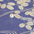 夏野に流水の単衣訪問着　質感・風合