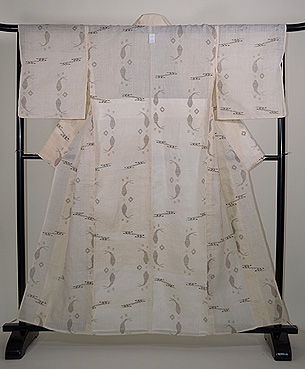 お魚柄八重山上布