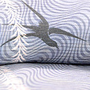 柳にツバメ絽の羽織 質感・風合