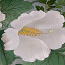 すすきと四季の花三つ紋色留袖単衣 質感・風合