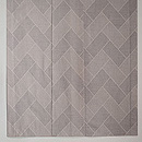 檜垣文様単衣白地綿薩摩 上前