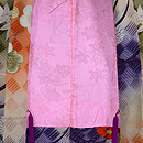 網代紋に梅、菊、紅葉の羽織 羽裏