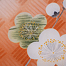網代紋に梅、菊、紅葉の羽織 質感・風合