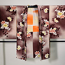 寒牡丹小紋羽織 正面