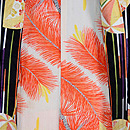 可憐手毬文様黒羽織　羽裏