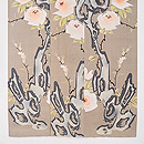 薔薇と古木付下　上前