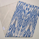 ウズベキスタン・アドラスの名古屋帯　帯裏