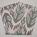 ウズベキスタン・アドラスの名古屋帯　帯裏