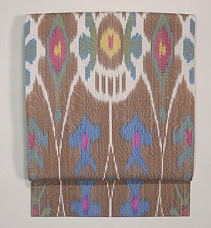 ウズベキスタン・アドラスの名古屋帯