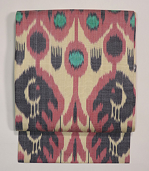 ウズベキスタン・アドラスの名古屋帯