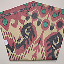 ウズベキスタン・アドラスの名古屋帯　帯裏