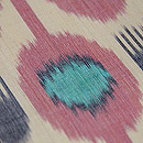 ウズベキスタン・アドラスの名古屋帯　質感・風合