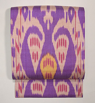 ウズベキスタン・アドラスの名古屋帯