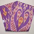 ウズベキスタン・アドラスの名古屋帯　帯裏