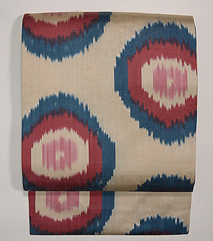 ウズベキスタン・アドラスの名古屋帯