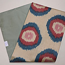 ウズベキスタン・アドラスの名古屋帯　帯裏