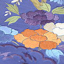 四季の花々刺繍名古屋帯　質感・風合