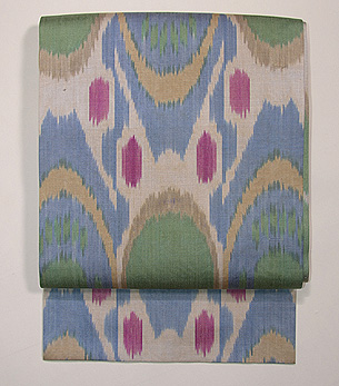 ウズベキスタン・アドラスの名古屋帯