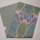 ウズベキスタン・アドラスの名古屋帯　帯裏